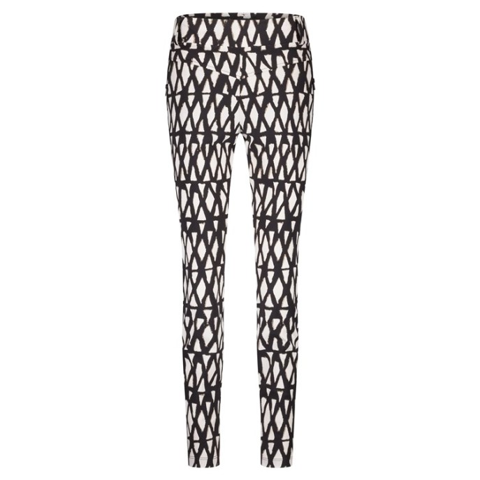 Z Lady Day Broek Leanne 7/8 Ruta print